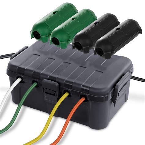 electrical box outdoor plastic two gang three ports|waterproof triple outlet for vehicle.